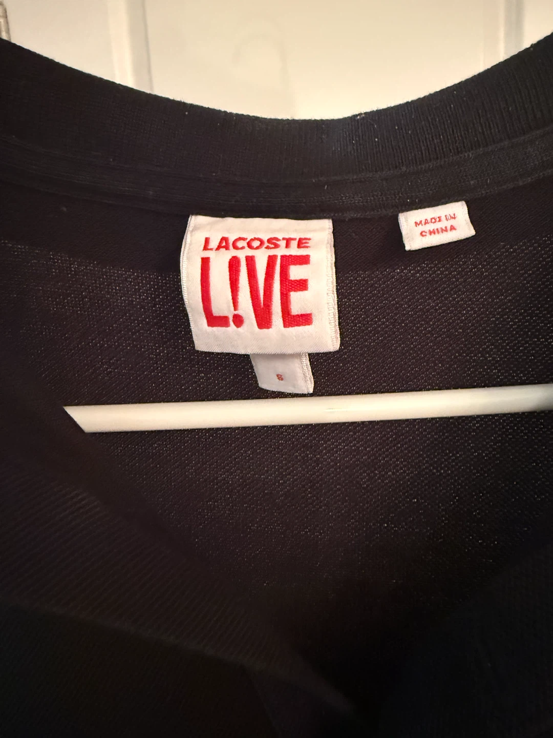 Lacoste Live Black Polo Shirt Size 6 (small) - photo 4