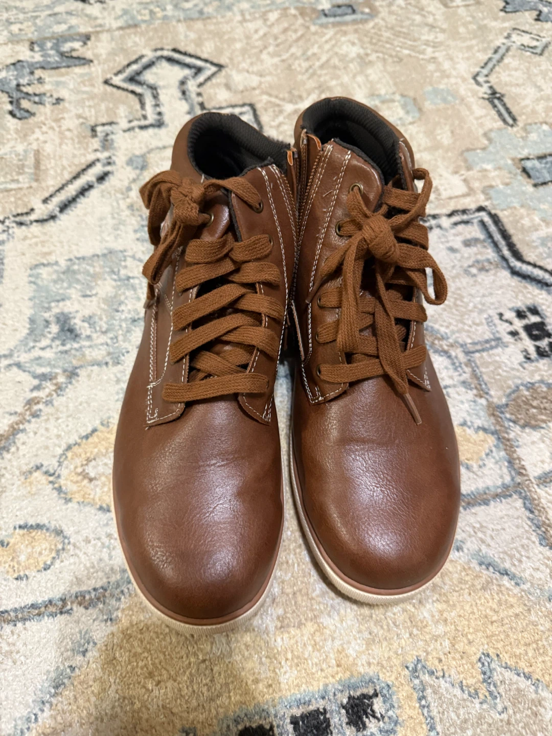 Sonoma Brown Leather Boots - Boy's Size 6