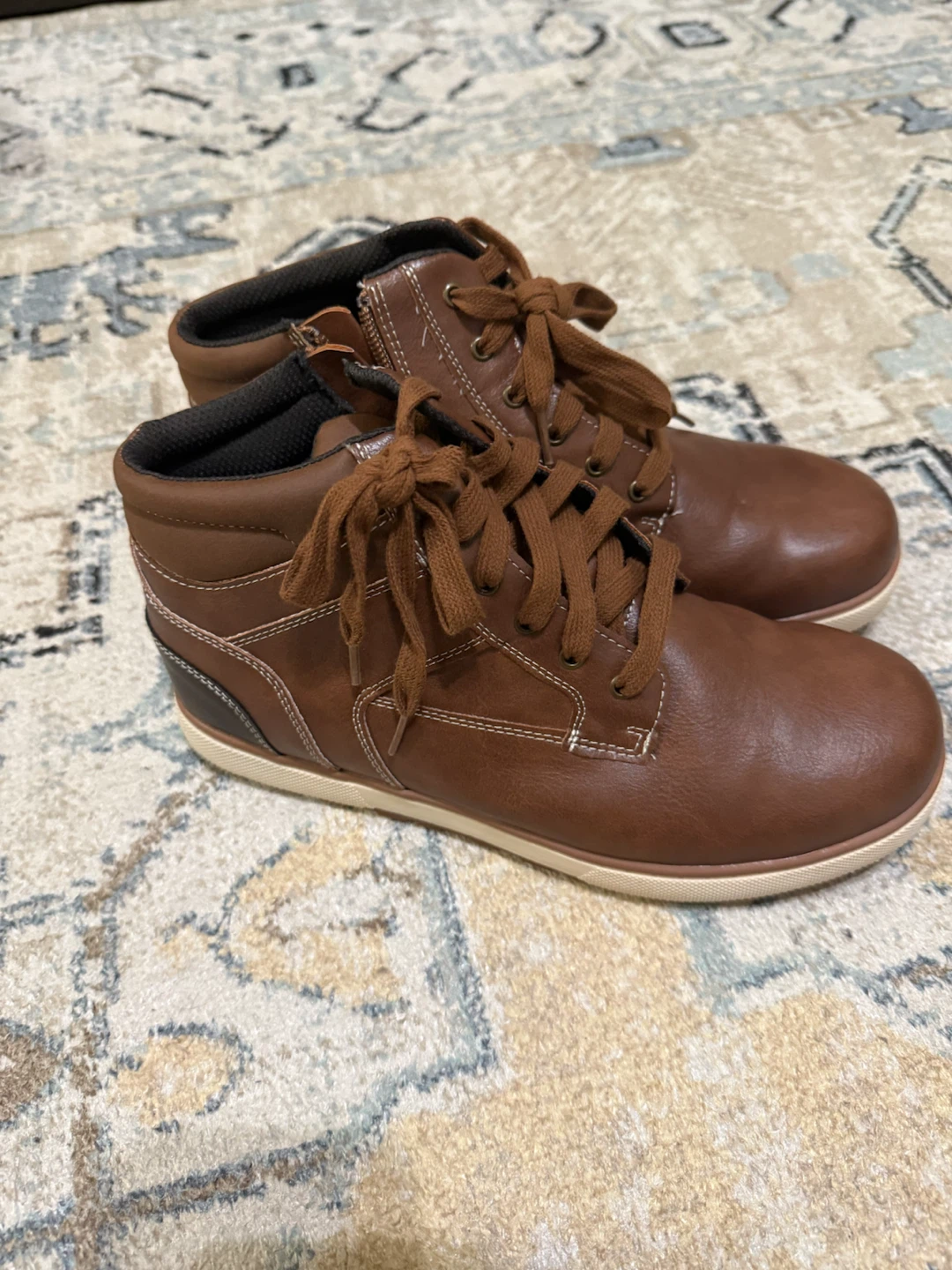 Sonoma Brown Leather Boots - Boy's Size 6 - photo 2