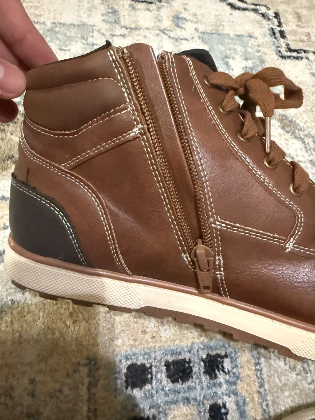 Sonoma Brown Leather Boots - Boy's Size 6 - photo 5