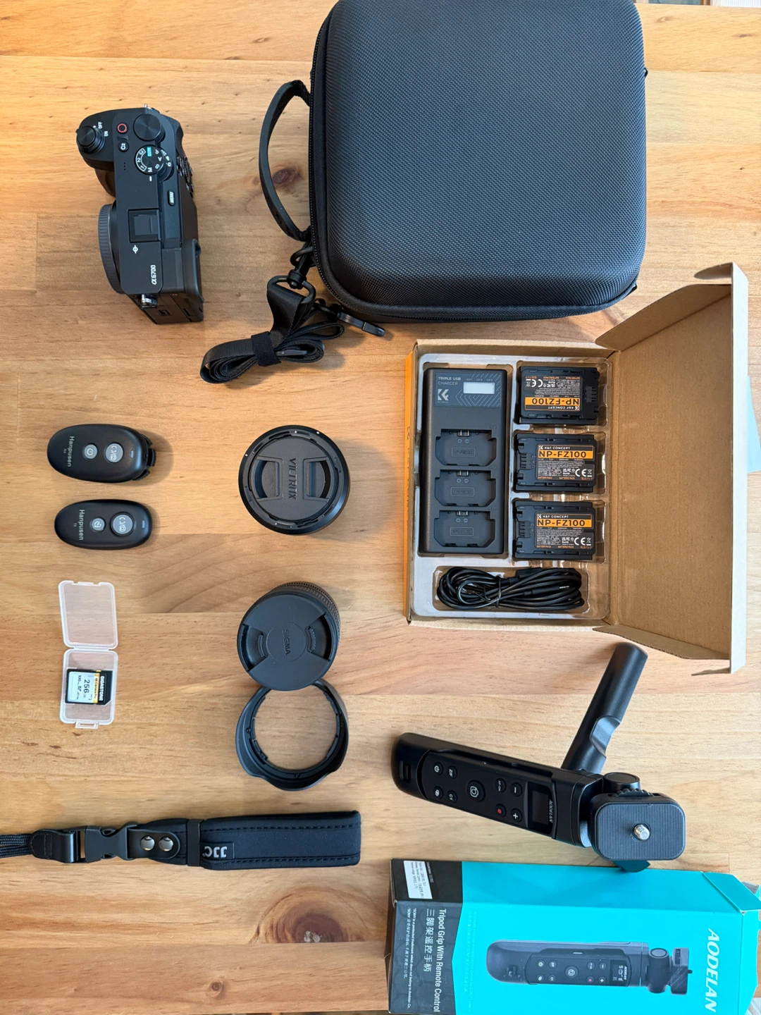 Sony Alpha a6700 Camera Bundle with Sigma Lenses and Accessories