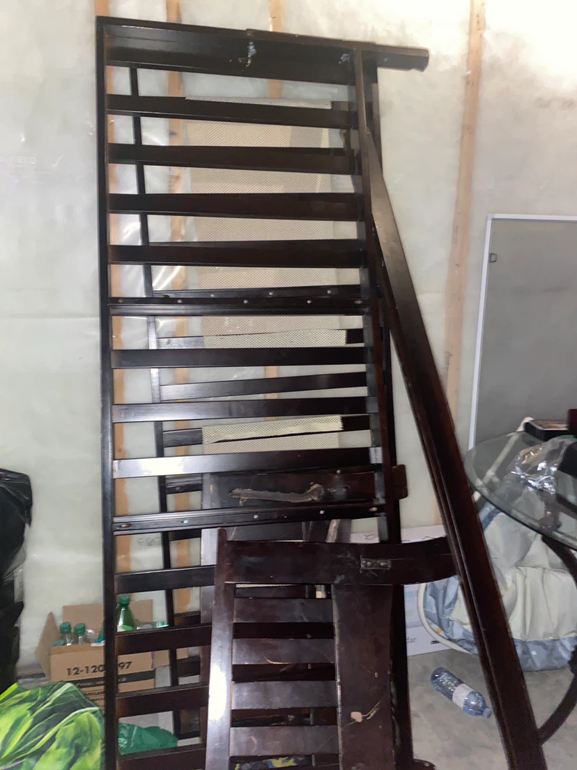 Dark Wood Futon Frame - photo 2