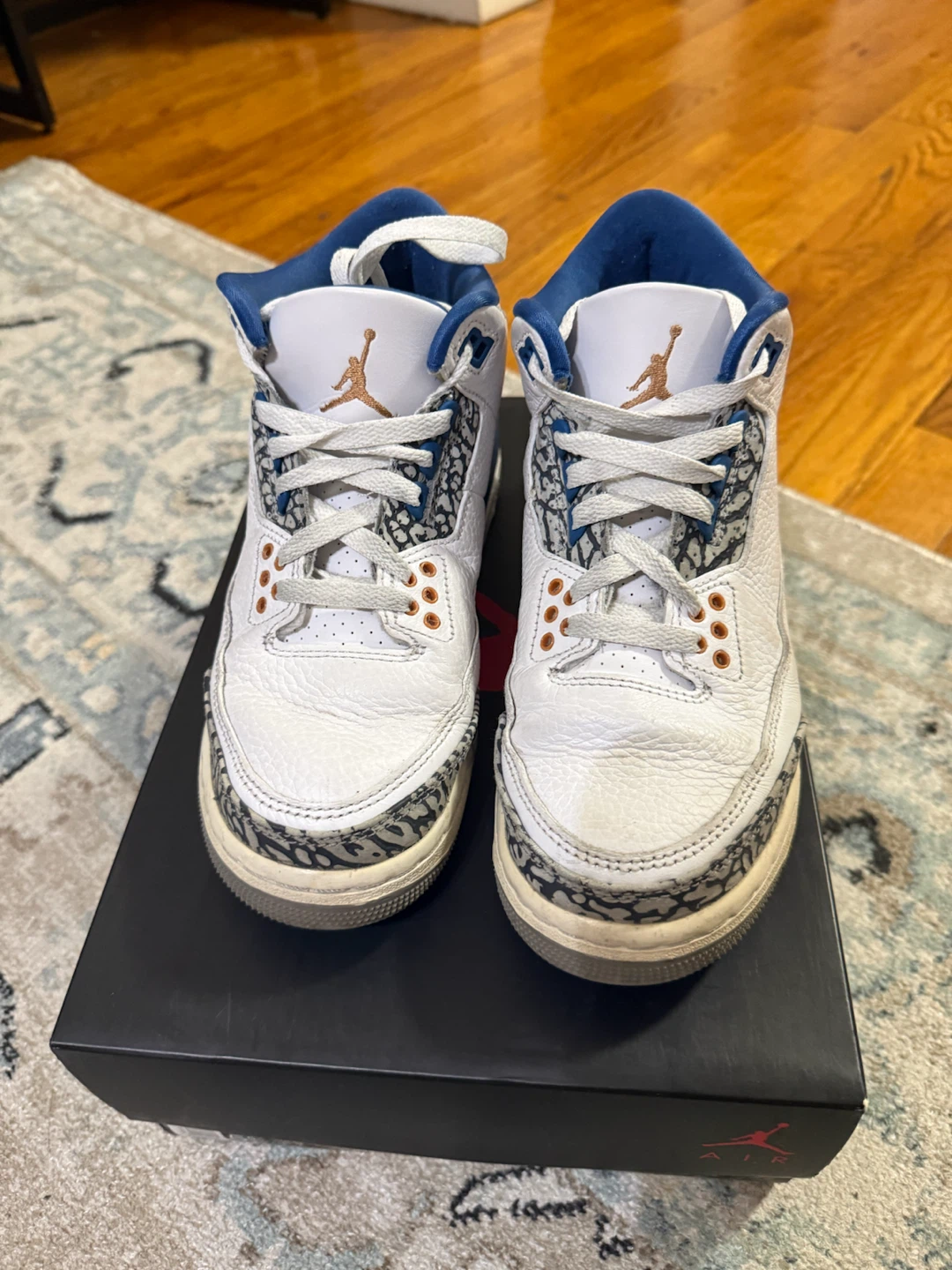 Air Jordan 3 Retro (GS) White Metallic Copper - photo 2