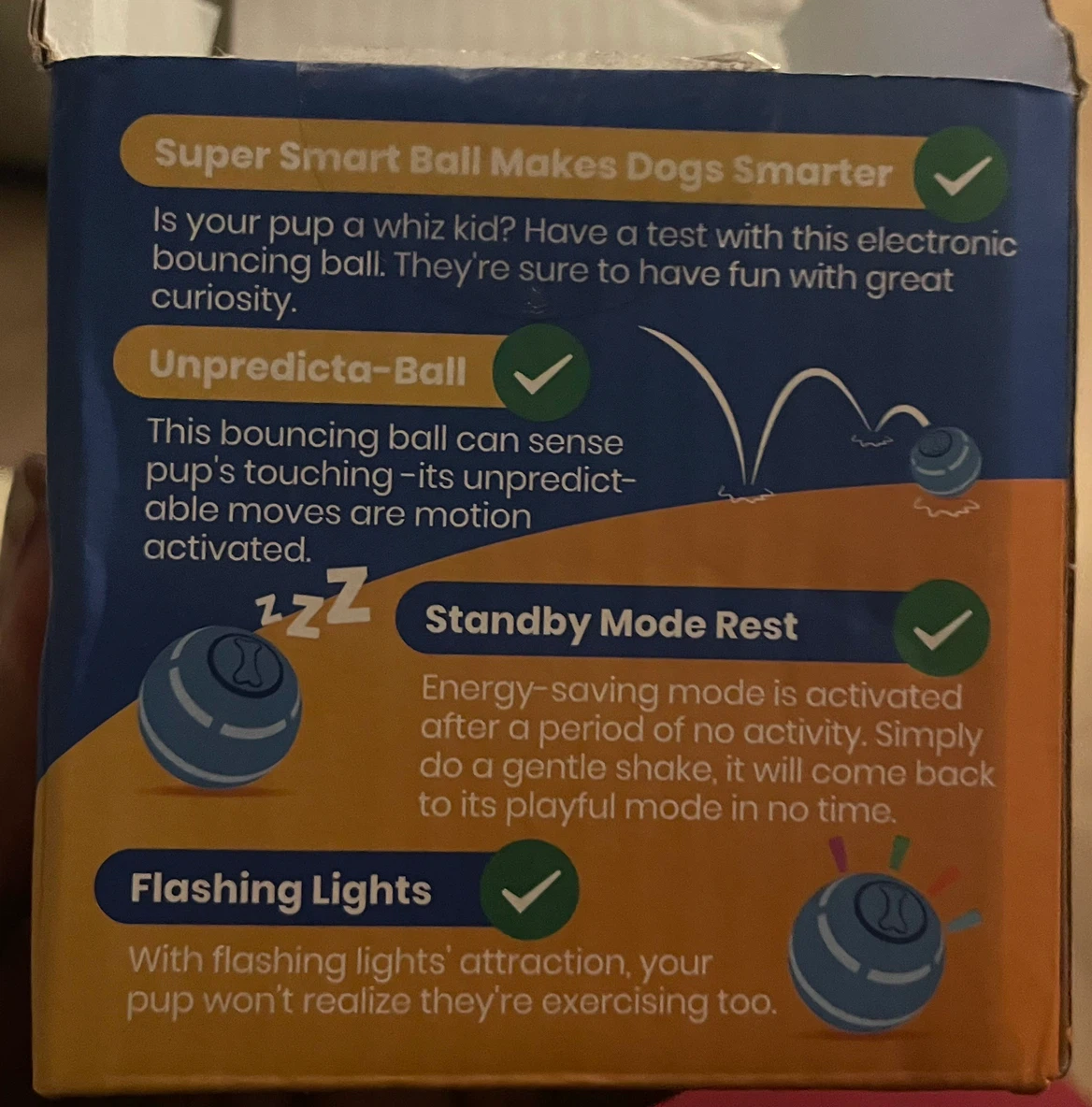 Interactive Dog Toys: Automatic Moving Dog Balls with LED Lights - photo 3