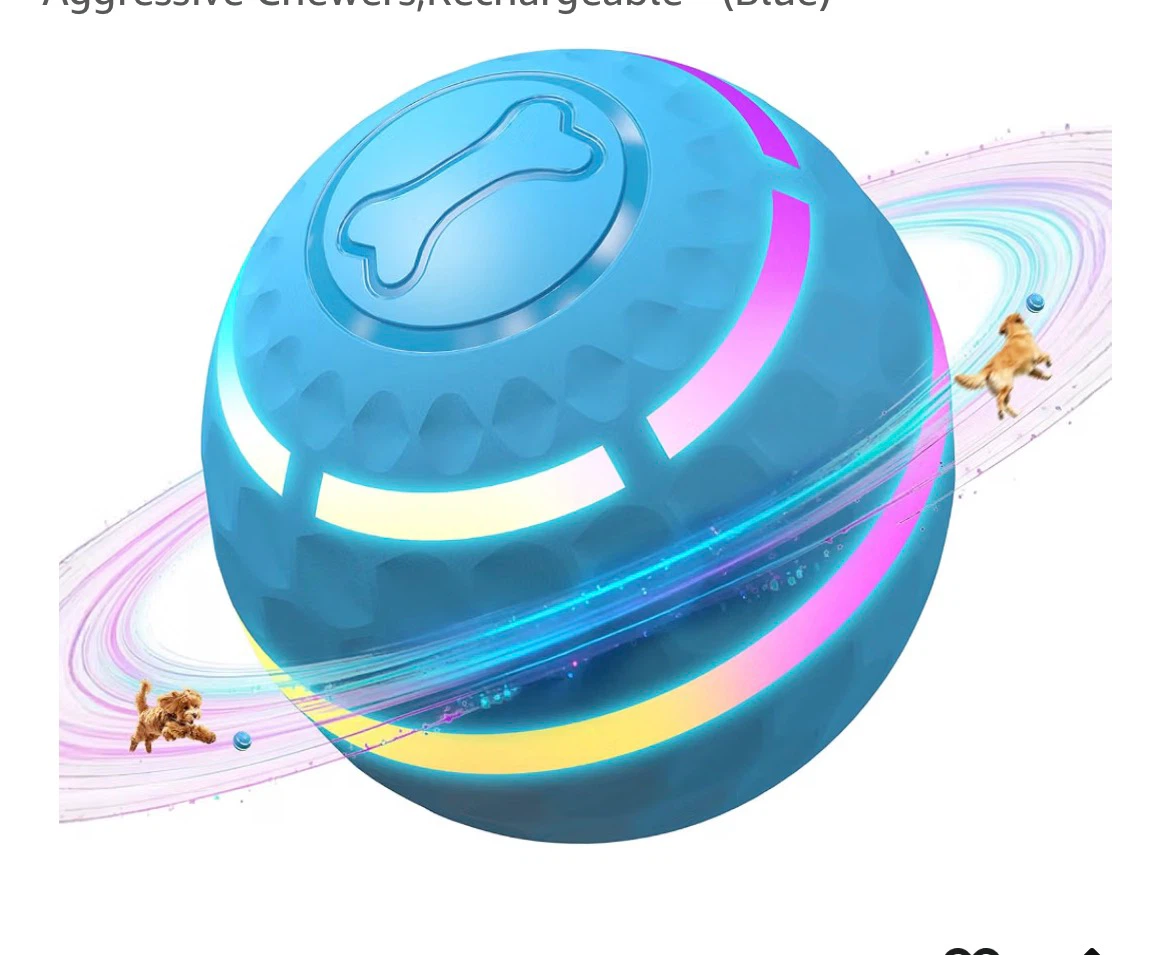 Interactive Dog Toys: Automatic Moving Dog Balls with LED Lights - photo 5