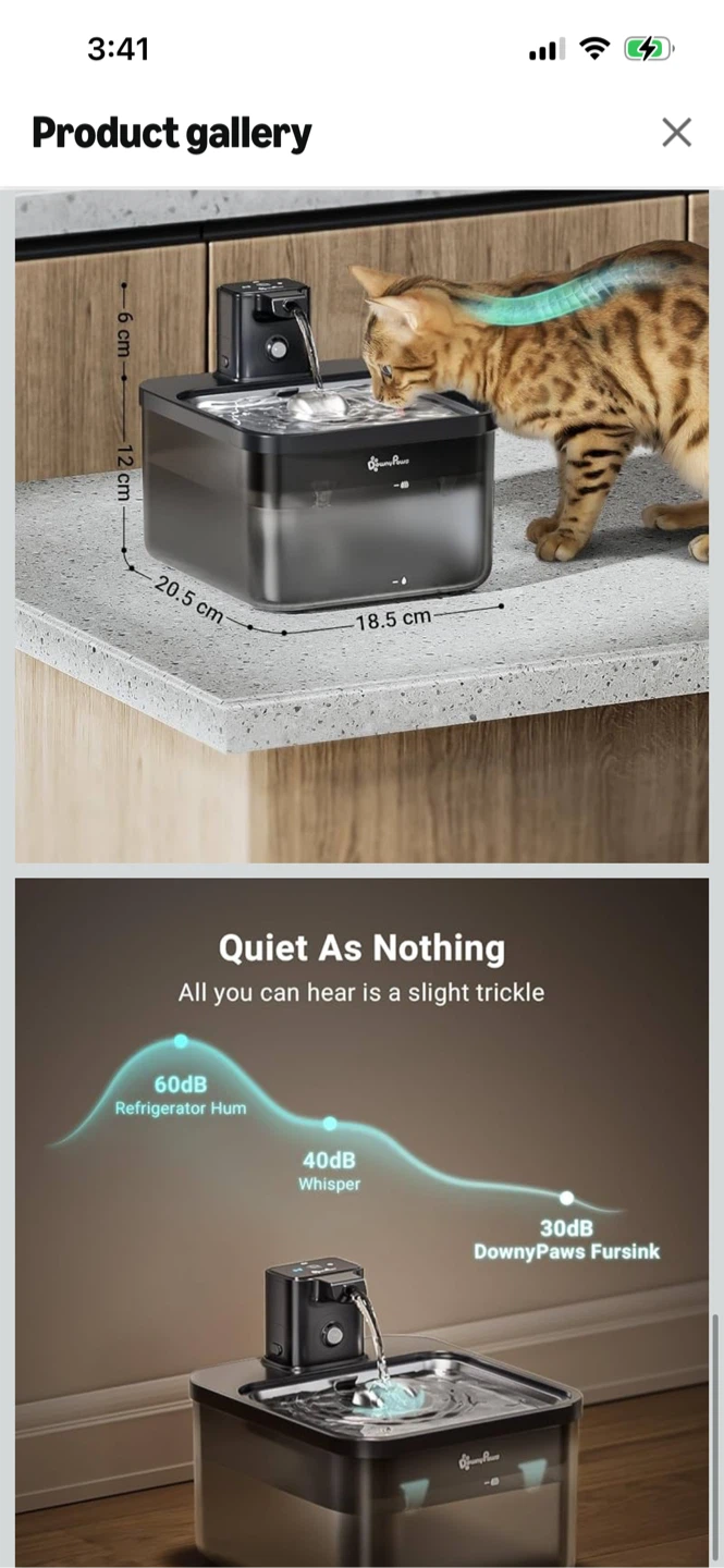 Brand New-DownyPaws Pet Water Fountain - photo 2