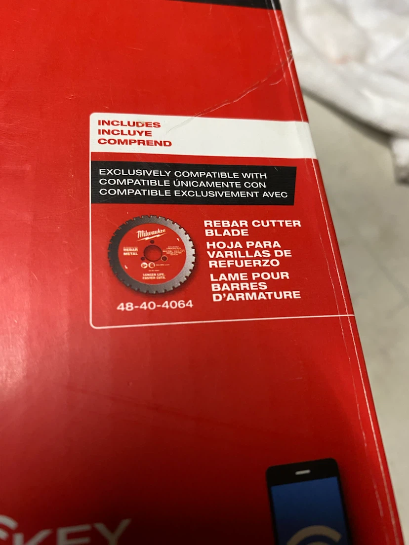 Milwaukee Fuel M18 1-1/4” rebar cutter New in box - photo 2