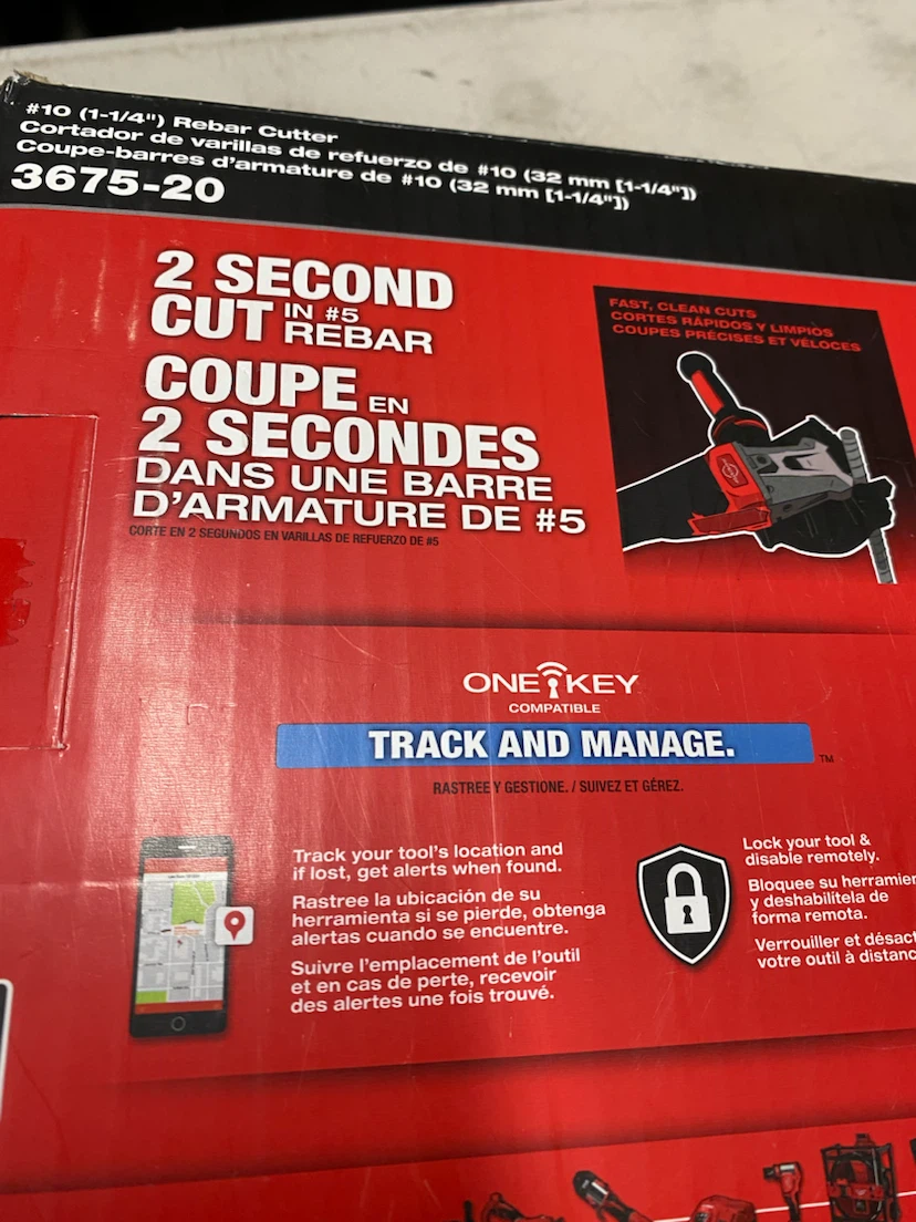 Milwaukee Fuel M18 1-1/4” rebar cutter New in box - photo 4