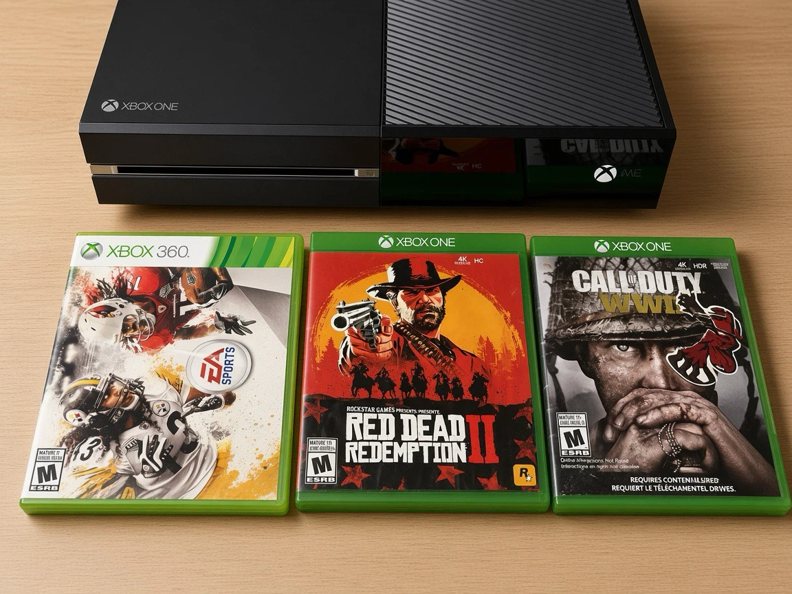 Xbox One Video Games - Red Dead Redemption 2 & Call of Duty WWI - photo 2