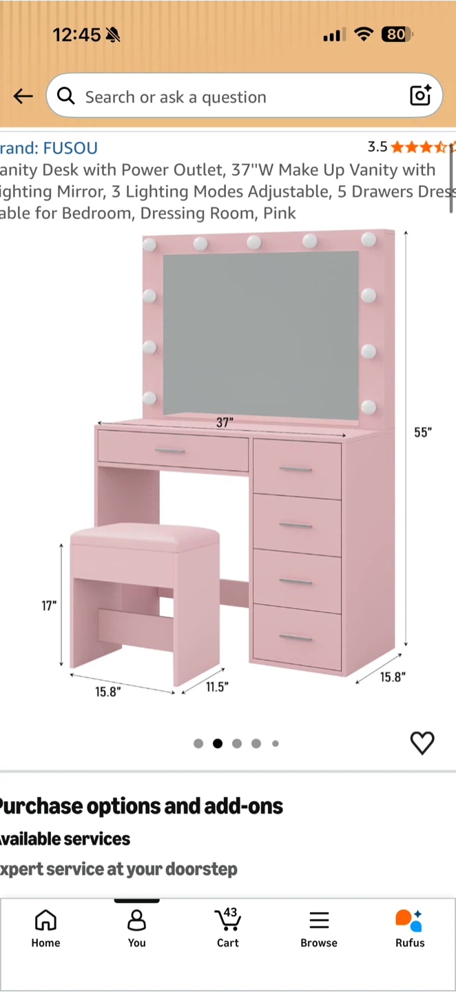 Barbie Pink Dressing Table - photo 4