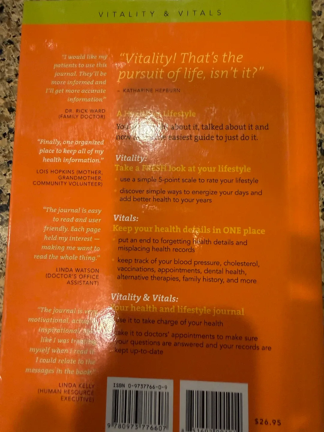 Vitality & Vitals Health and Lifestyle Journal - photo 2