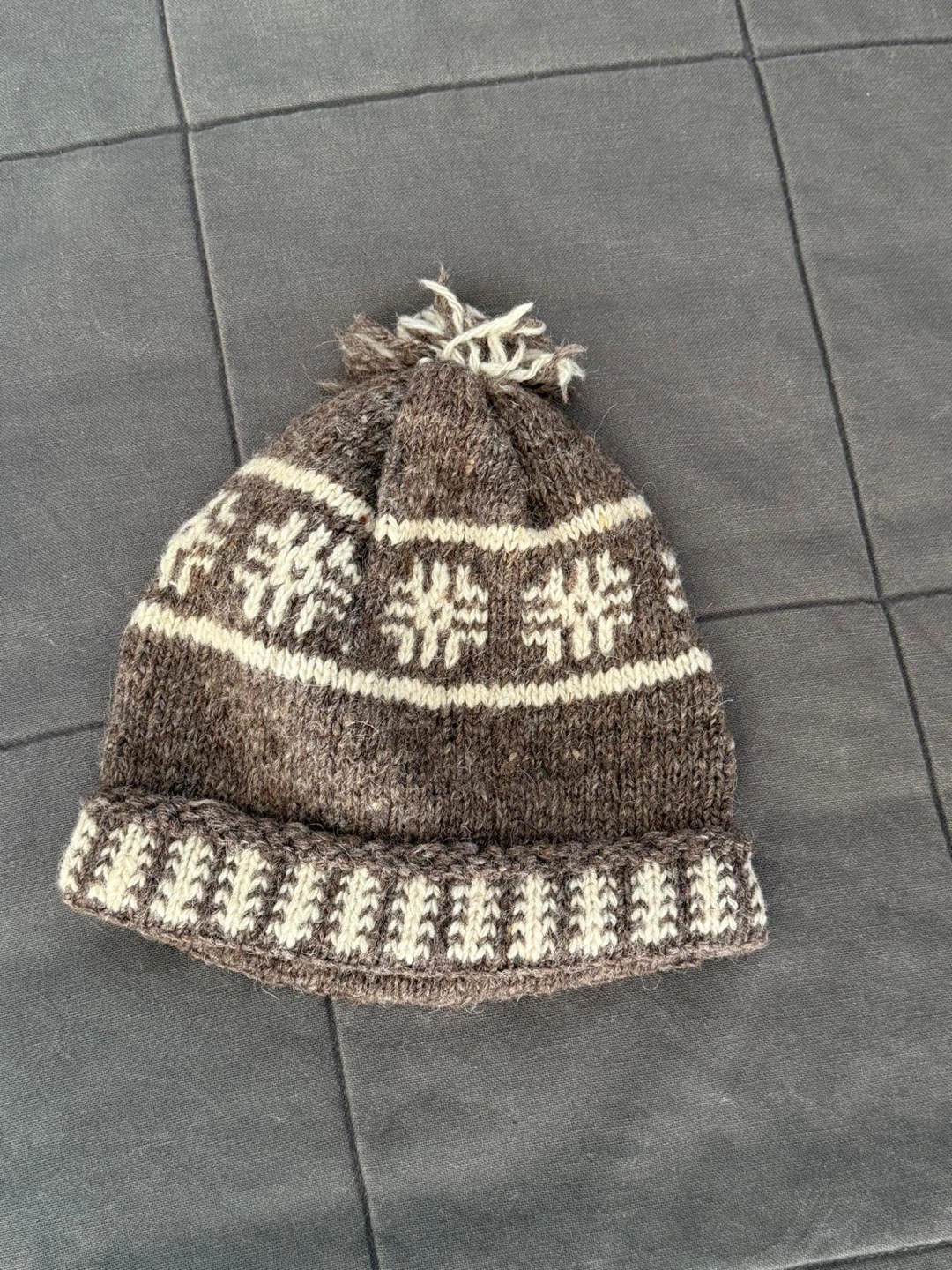 Pure yak wool hand woven cap new