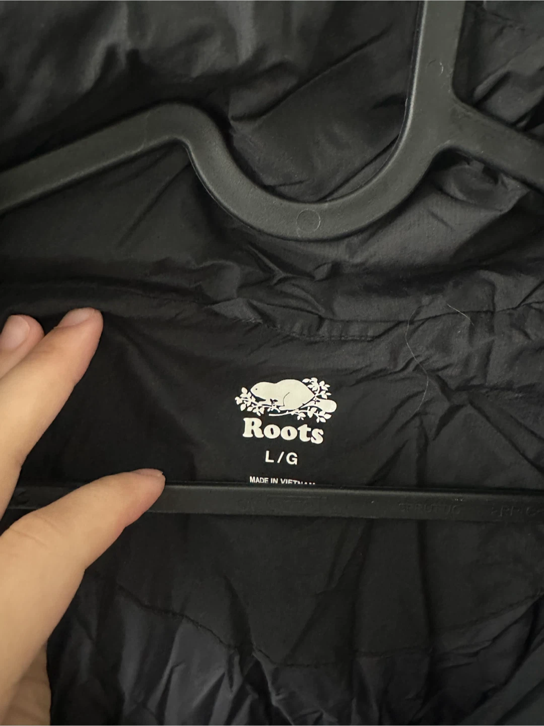 Roots Puffer Jacket - Black - photo 2