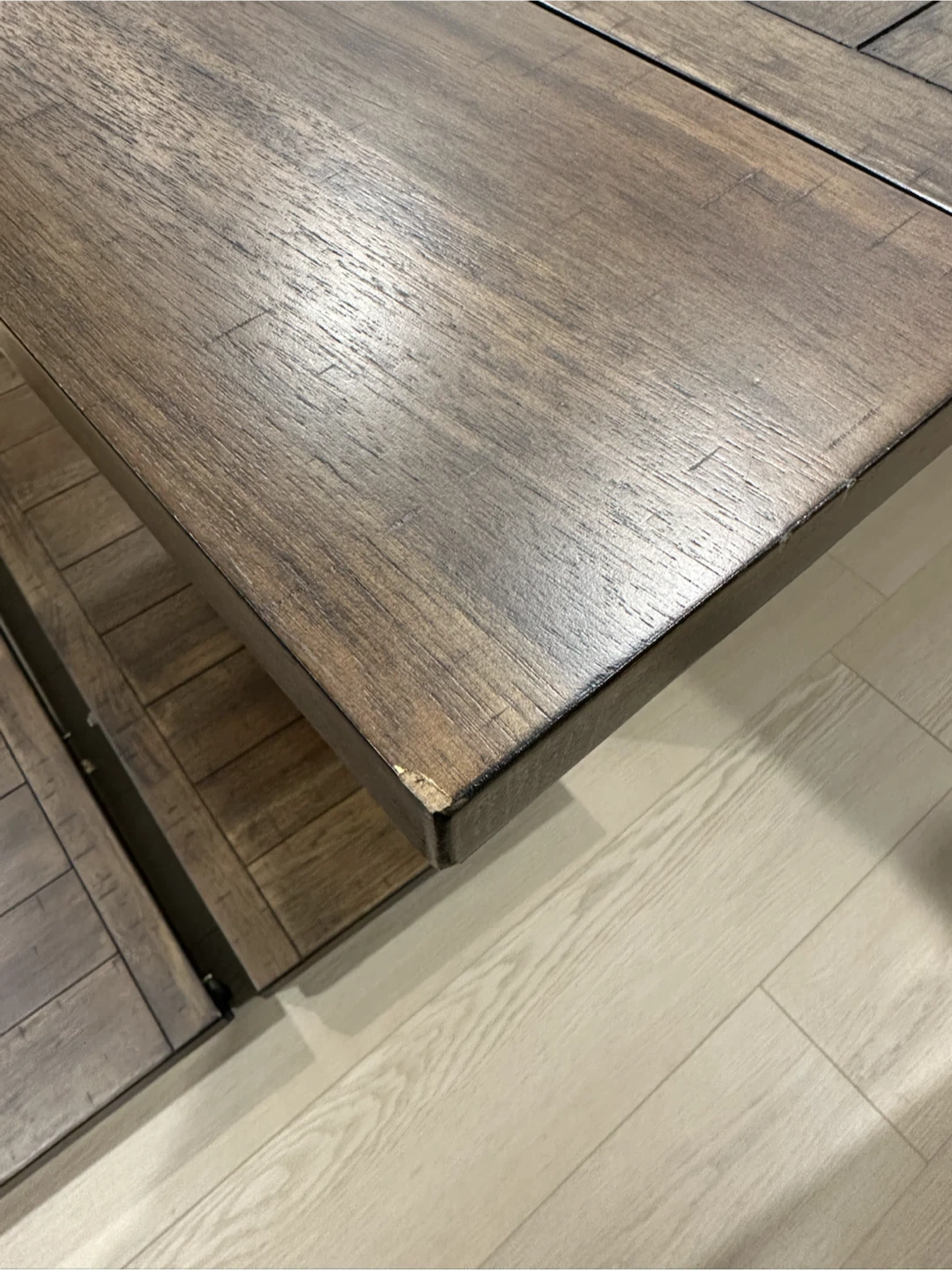 Solid Wood Extendable Dining Table – 2 Leaves - photo 5