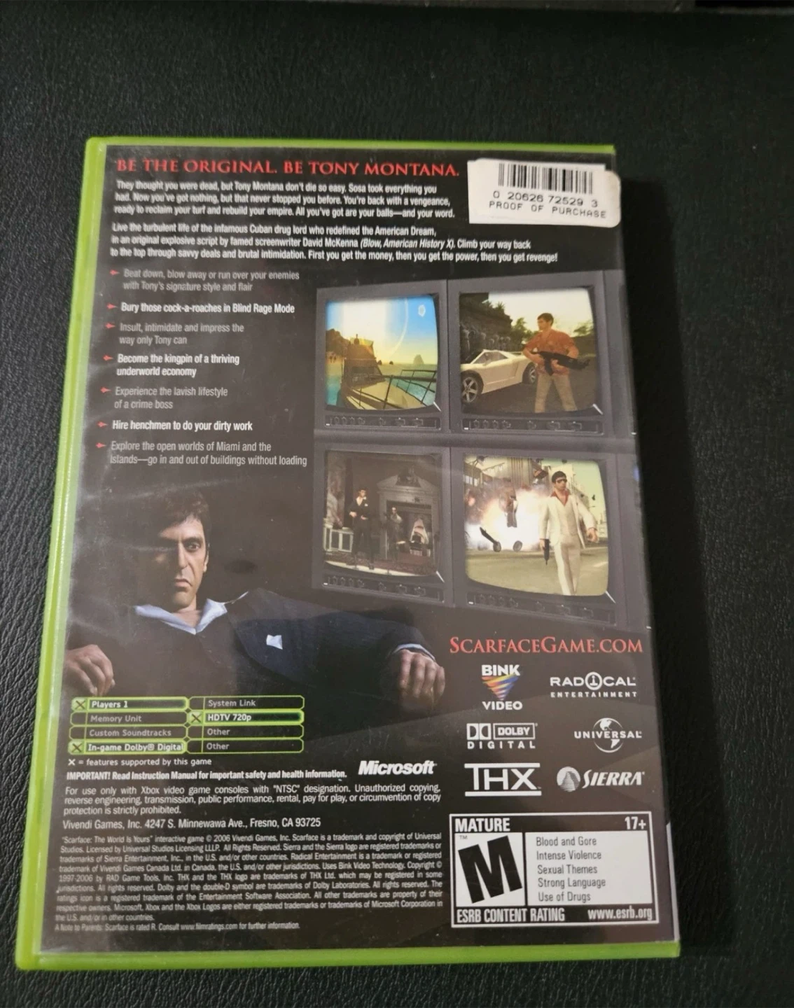 Xbox Scarface The World Is Yours Video Game - photo 2