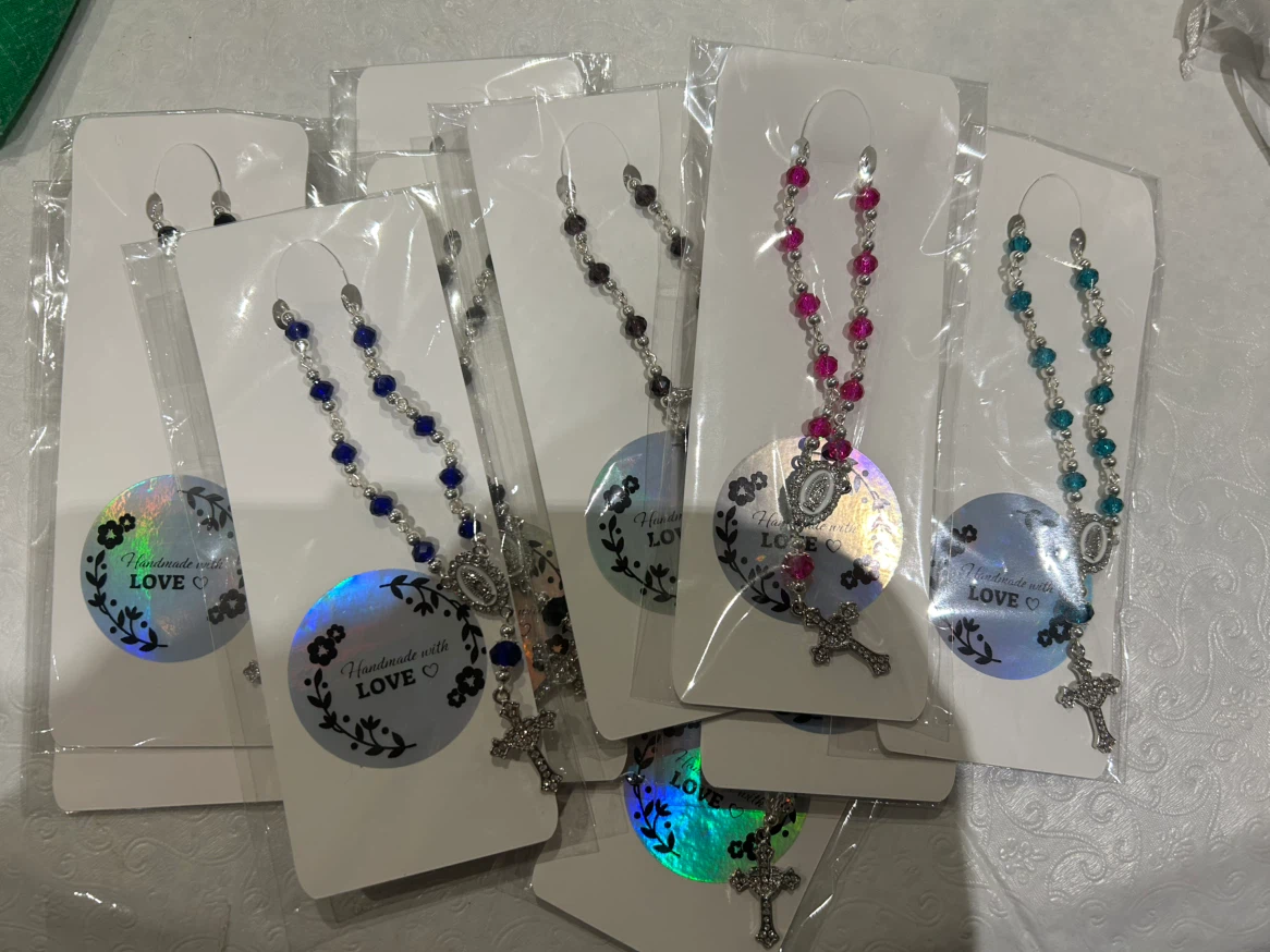 Handmade Beaded Rosary Bracelet