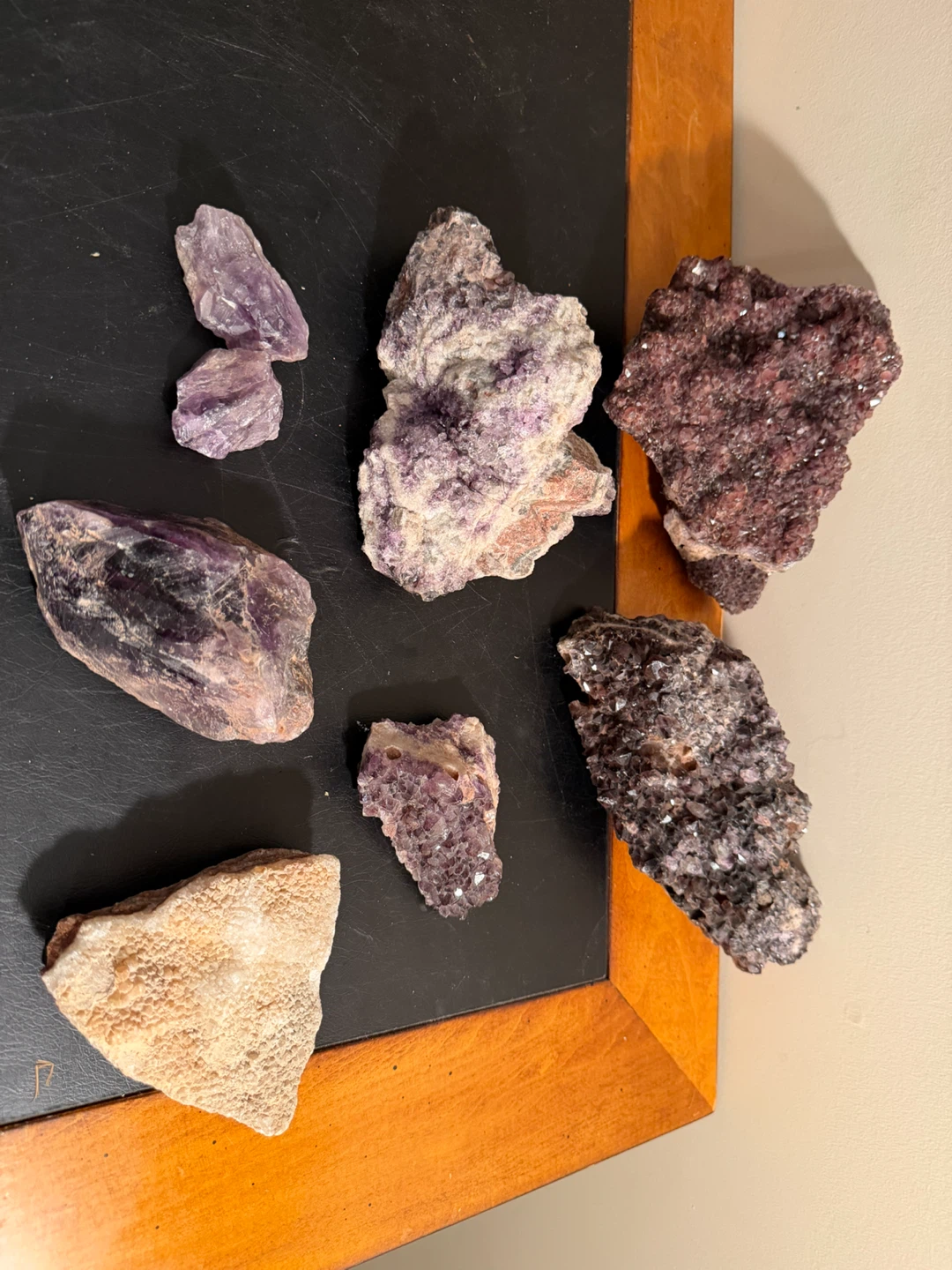 Assorted Rough Amethyst and Quartz Crystals