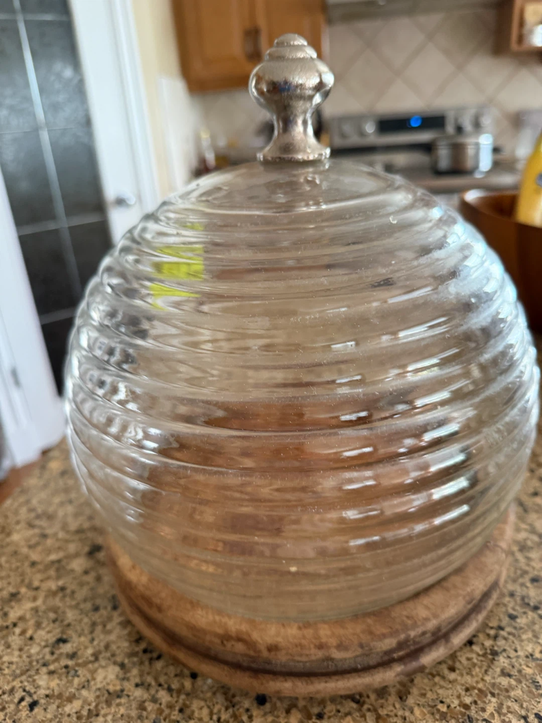 Glass Dome Cheese or Food Cover - photo 2