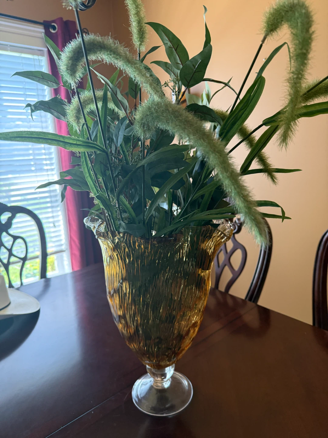 Amber Glass Vase - photo 2