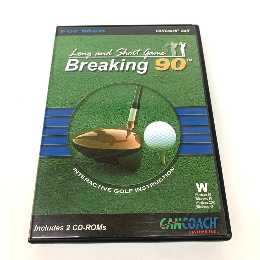 Golf Training Instruction CD-ROM Set Golfing Lessons