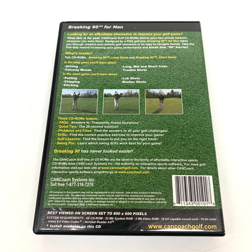 Golf Training Instruction CD-ROM Set Golfing Lessons - photo 2