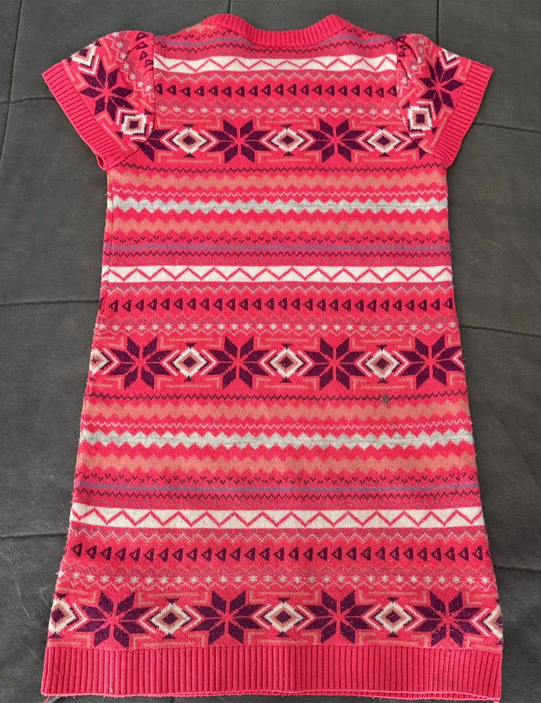 Girls Fair Isle Knit Dress