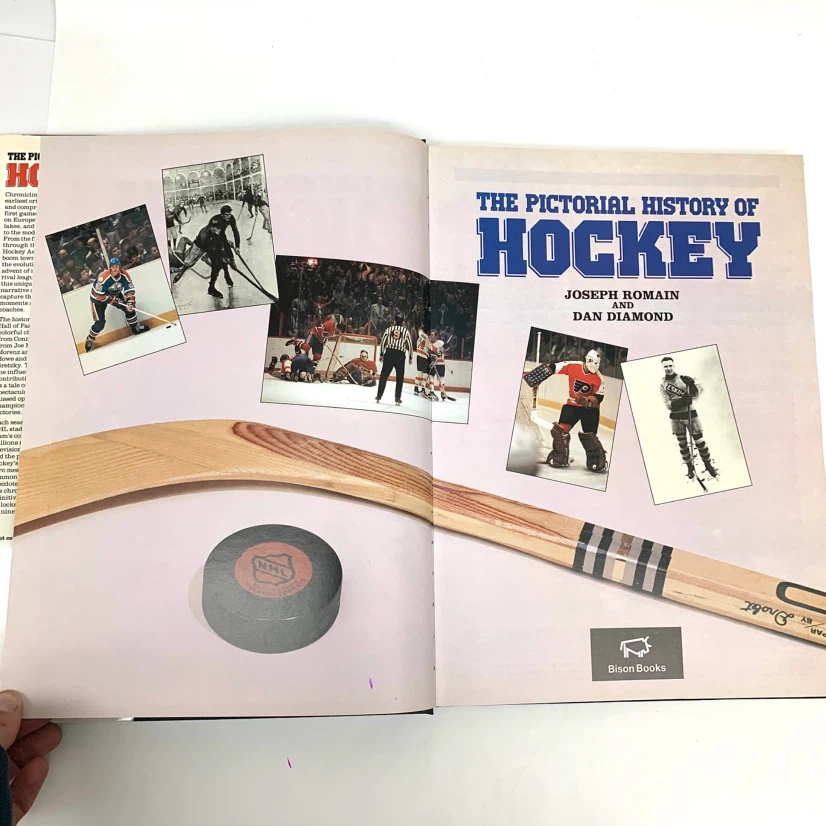 Hockey History Book NHL Pictorial Illustrated Sports Book - photo 2