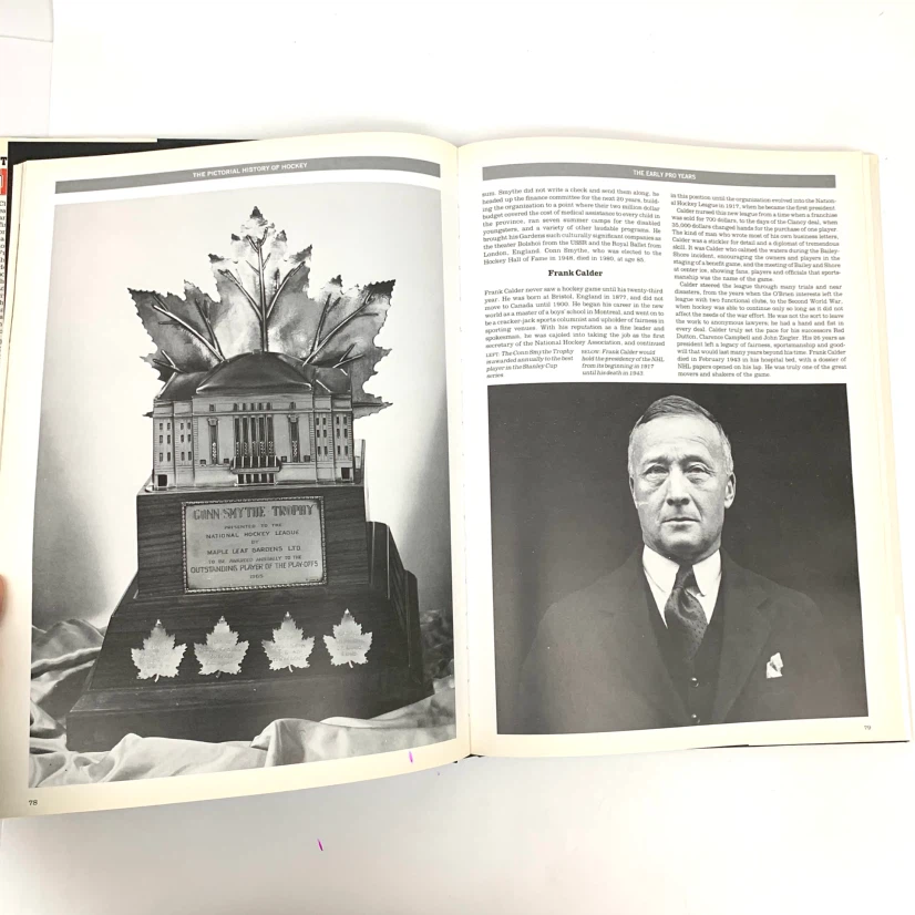 Hockey History Book NHL Pictorial Illustrated Sports Book - photo 5
