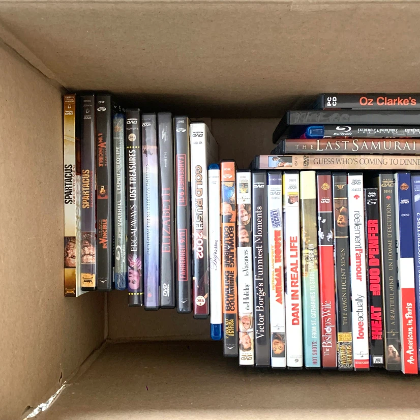 Box of DVDs and Blu-rays - photo 3