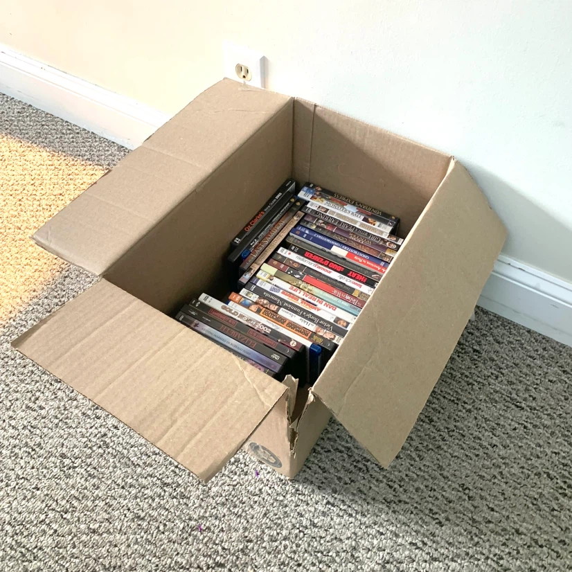 Box of DVDs and Blu-rays - photo 4