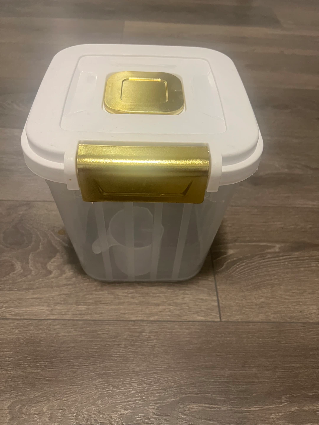 Clear Food Storage Container with Scoop