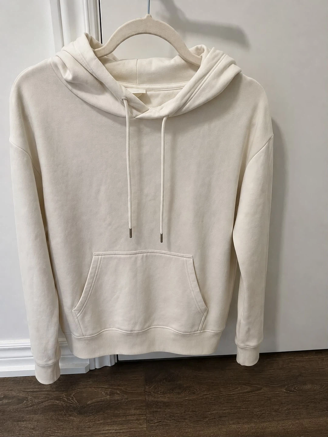 H&M white Beige Hoodie