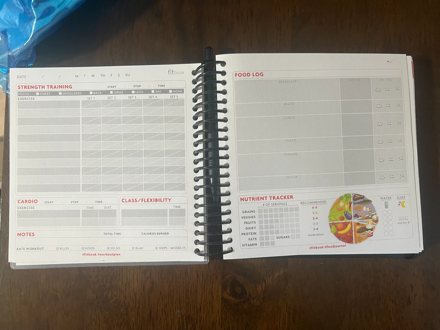 Fitbook Fitness and Nutrition Journal - photo 2