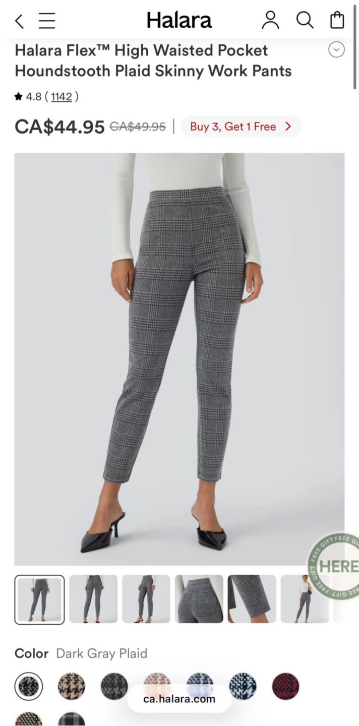 Selection of Halara pants -size medium - photo 4