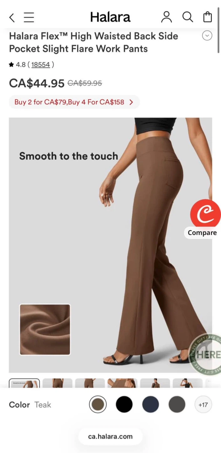 Selection of Halara pants -size medium - photo 5
