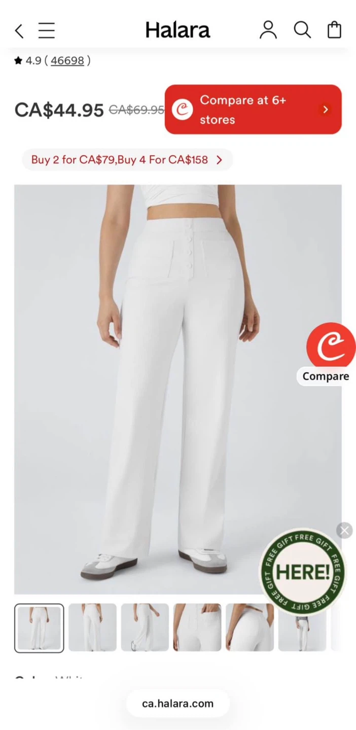 Selection of Halara pants -size medium - photo 3
