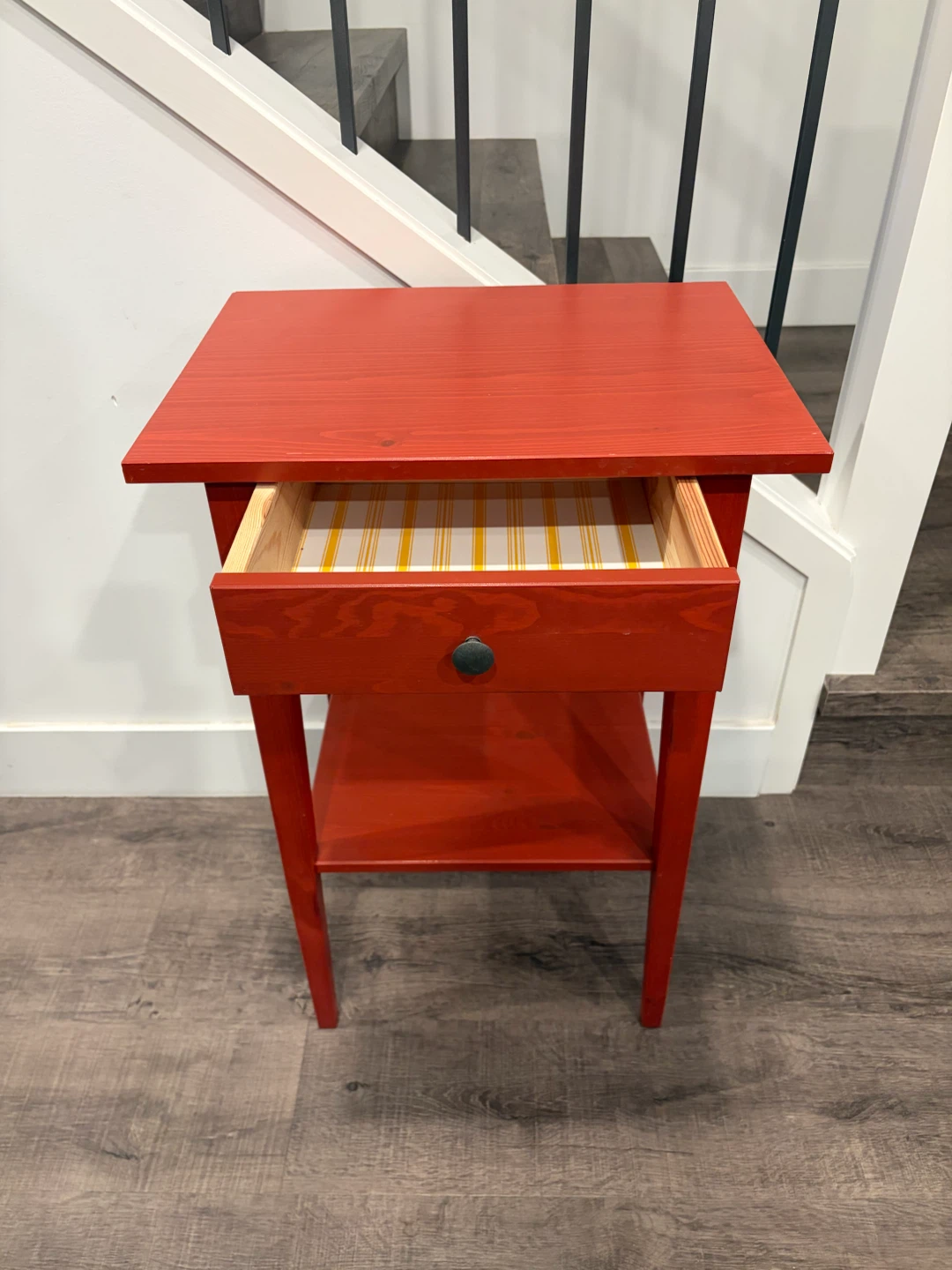 IKEA HEMNES Nightstand in red - photo 2