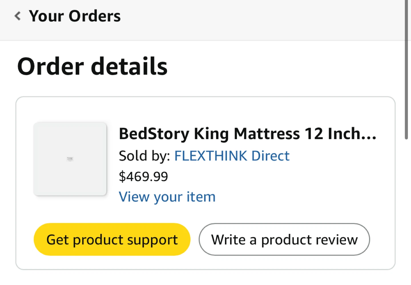 BedStory King Mattress 12 Inch
