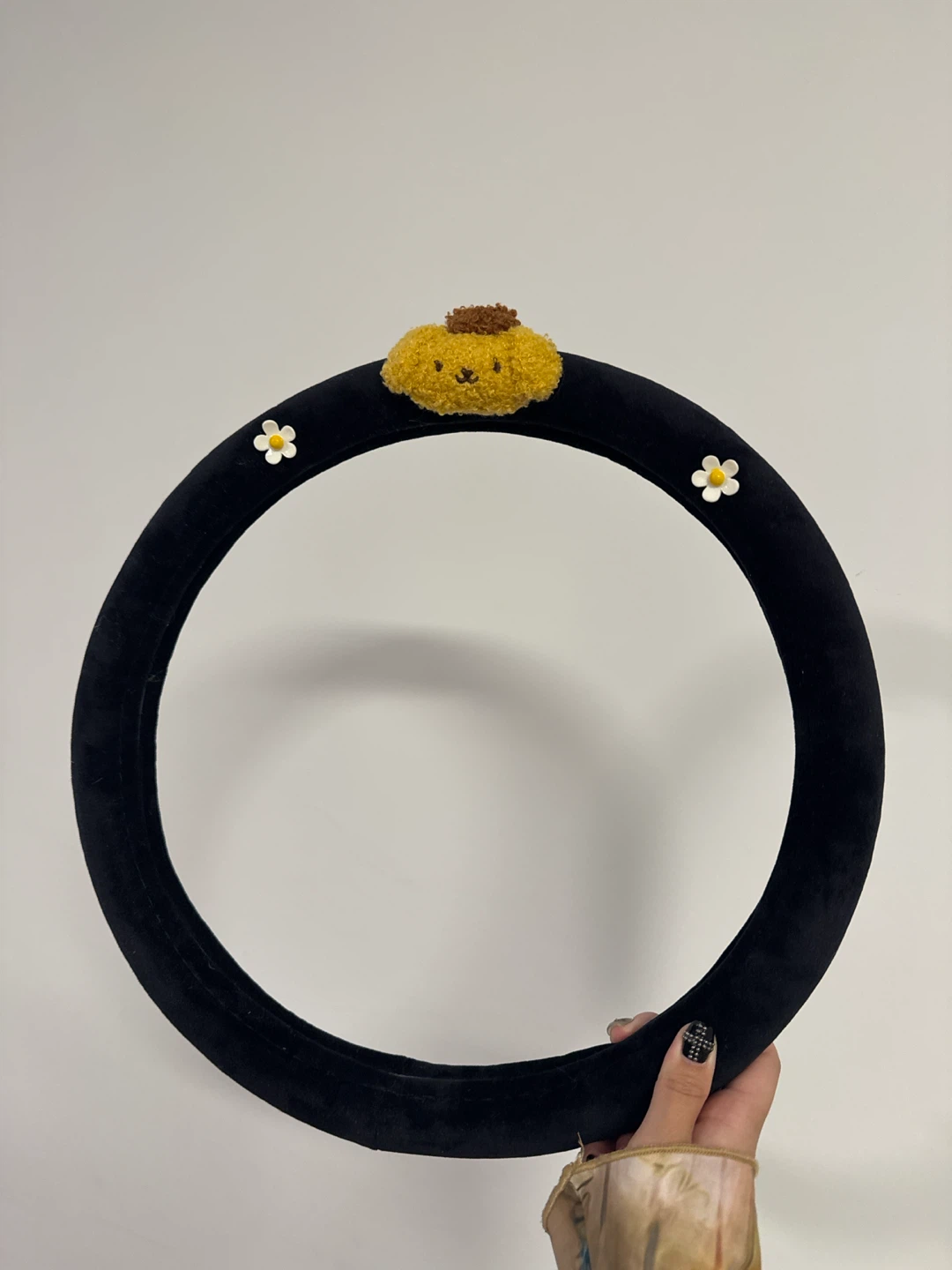 Cute Pompompurin Steering Wheel Cover
