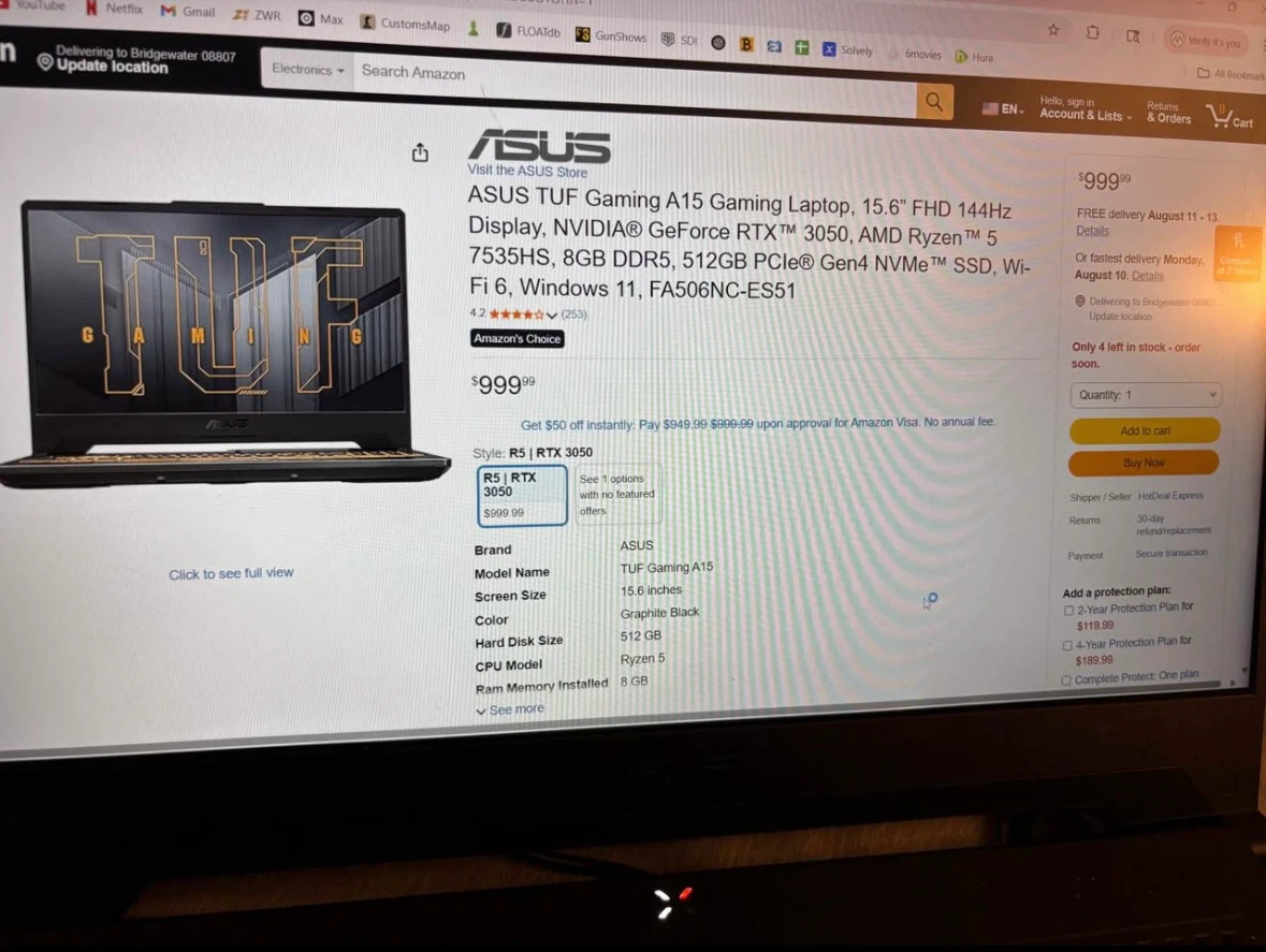 ASUS TUF Gaming A15 Laptop - photo 5