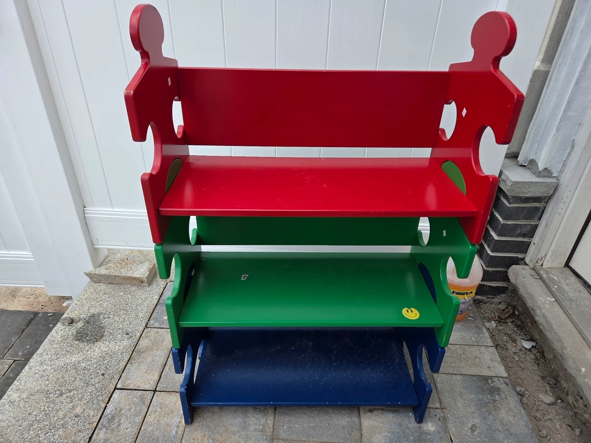 Kids Puzzle Piece Shelf Unit