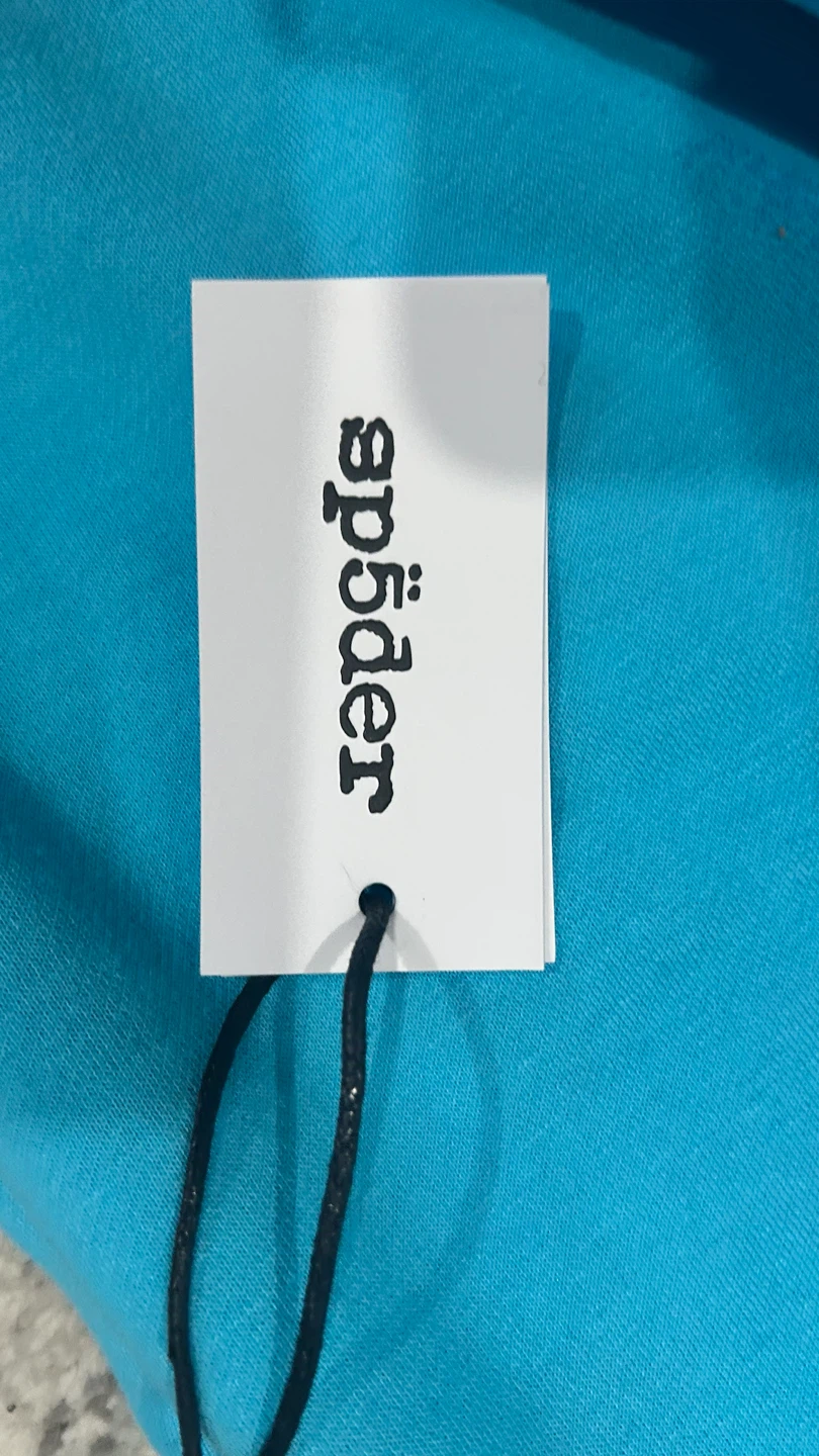 Sp5der Hoodie Blue Web Graphic - photo 2