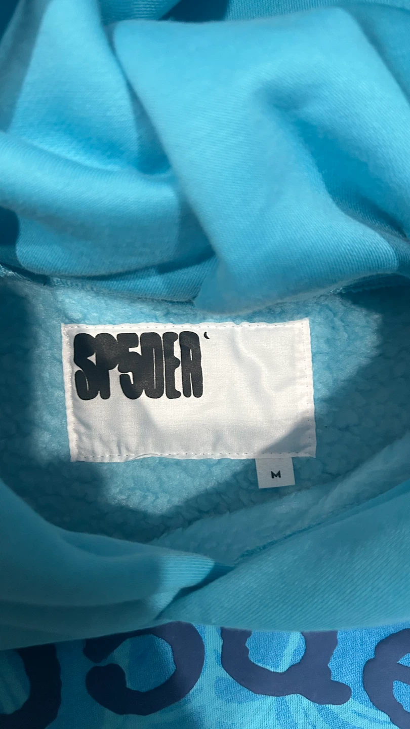 Sp5der Hoodie Blue Web Graphic - photo 3