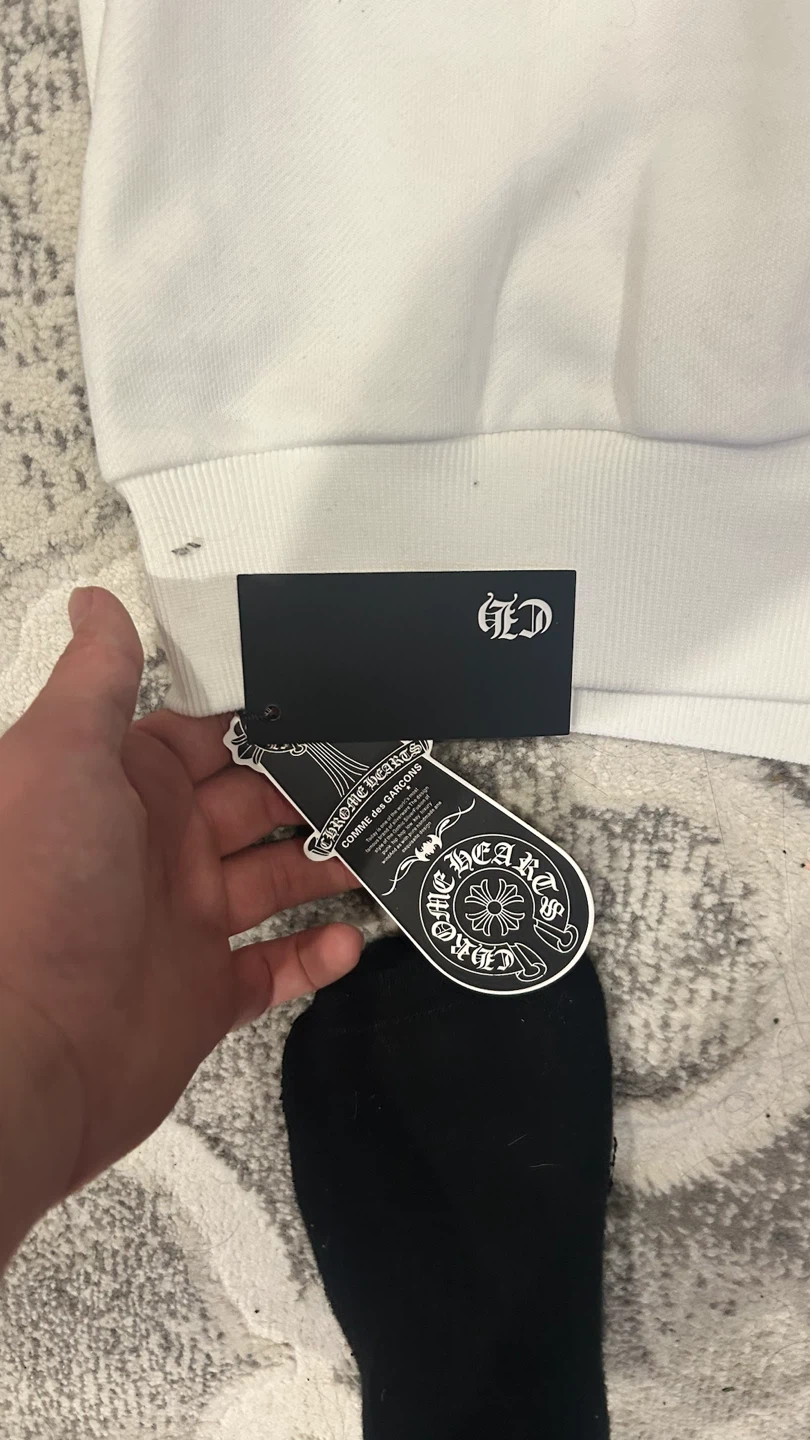 Chrome Hearts White Zip-Up Hoodie - photo 5