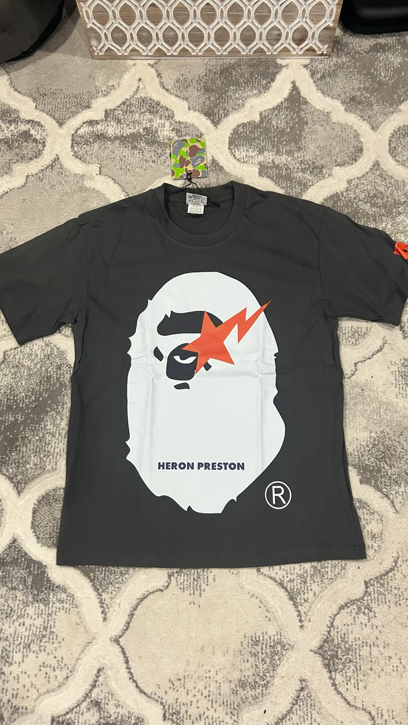 A Bathing Ape x Heron Preston Graphic T-Shirt