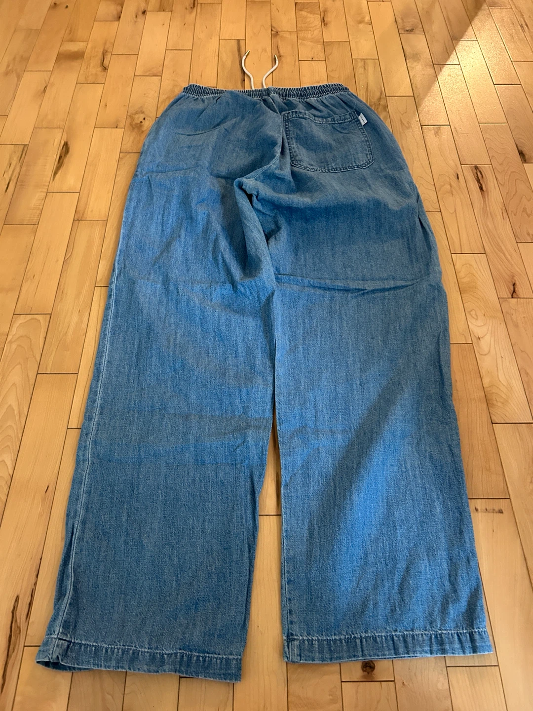 Blue Denim Semi wide bending Pants - photo 2