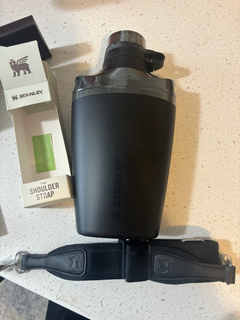 Stanley Black Insulated Bottle with Shoulder Strap - photo 4