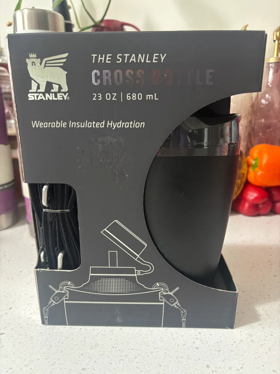 Stanley Black Insulated Bottle with Shoulder Strap - photo 5