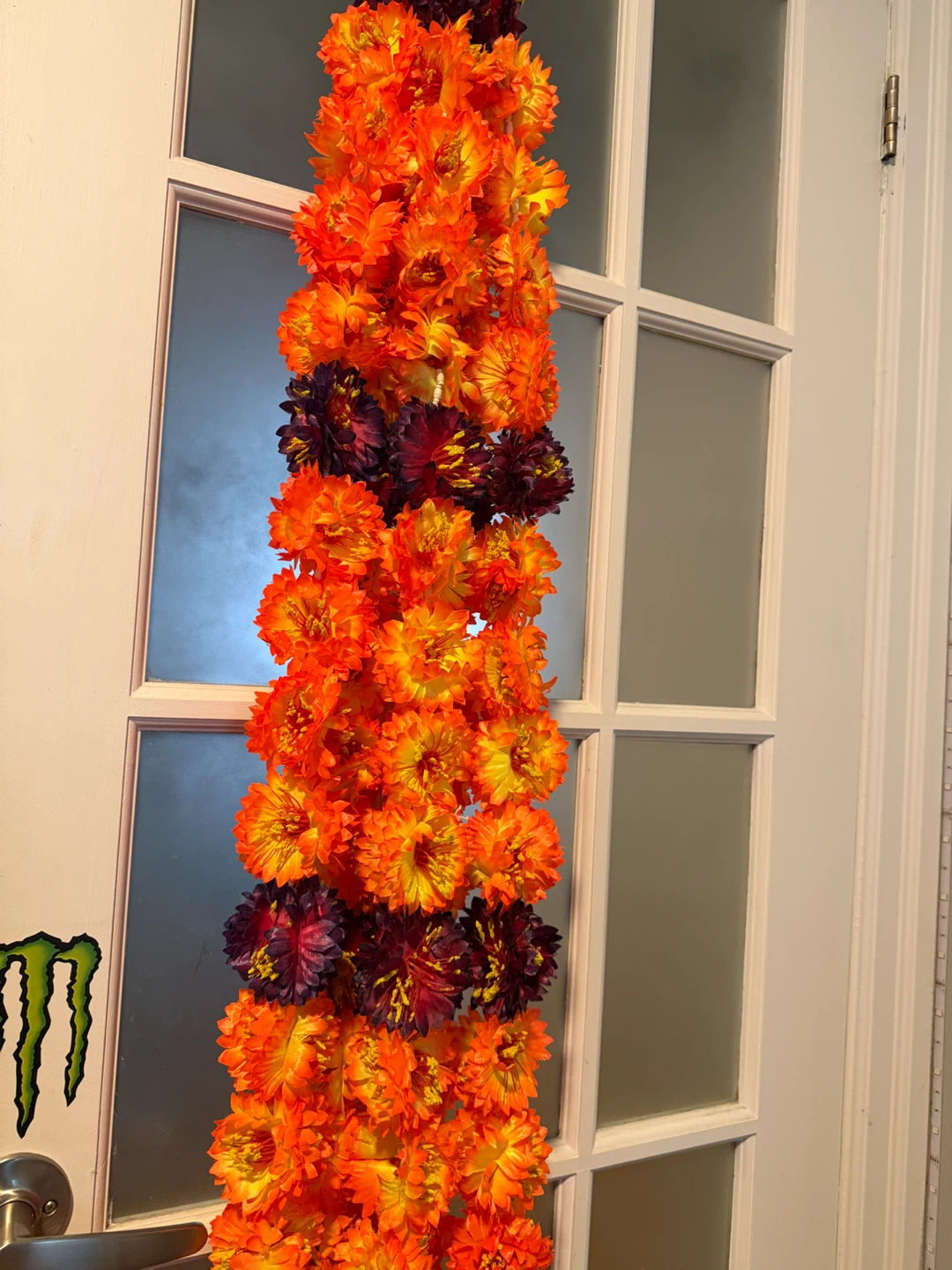 Orange Marigold Flower Garlands for rent, 65 pieces $30 - photo 3