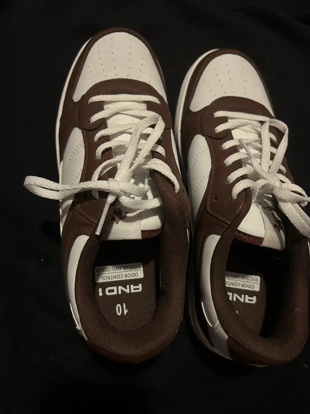 Brown & White Shoes